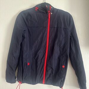 Michael Kors Navy Windbreaker with Red Details